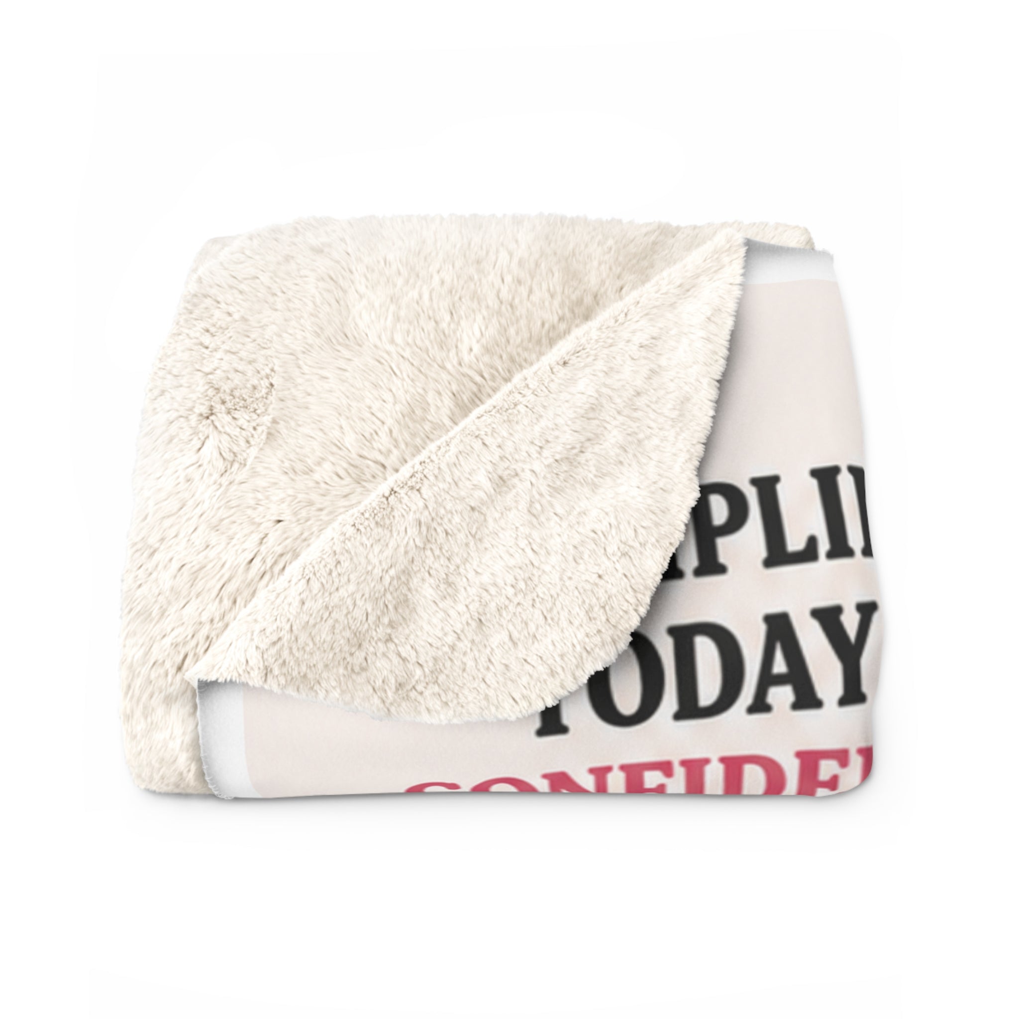 Gym Girl Era Sherpa Fleece Blanket — Motivational Fitness Throw